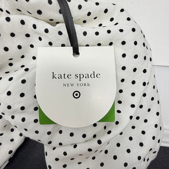Kate Spade New York X Target white Polka Dot  Linen Blend 3" Shorts Size Large - Picture 5 of 10